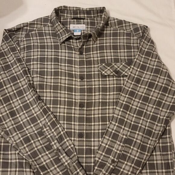 Men's columbia omni-wick plaid shirt size xl - Picture 1 of 11